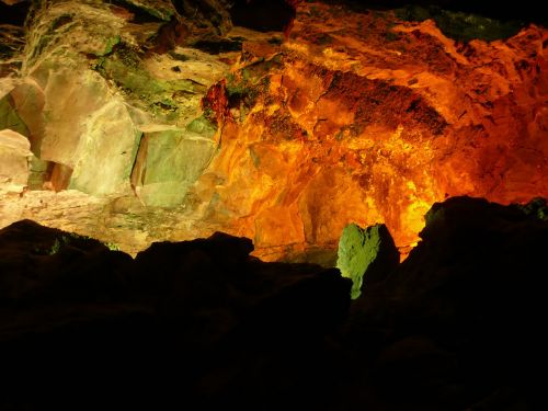 cave light rock