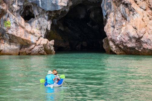 cave canoe travel