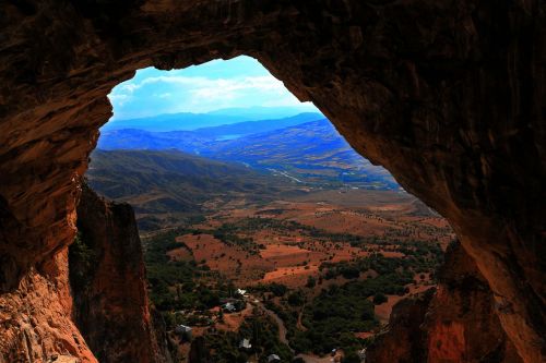 cave mountain landscape