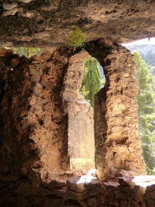 cave  hermitage  window
