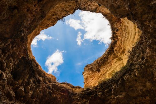 cave hole landscape