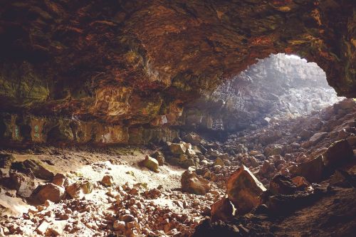 cave rocks underground
