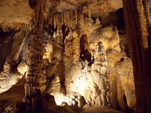 caverns rock formation cave