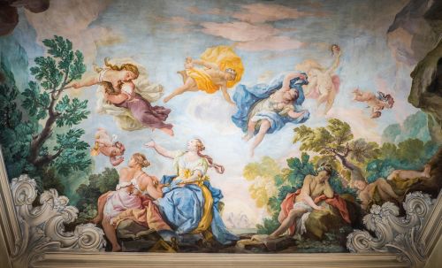 ceiling painting italy