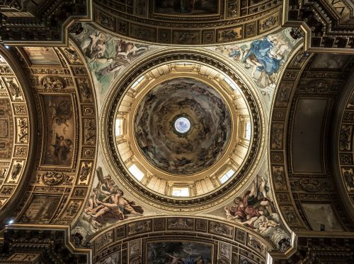 ceiling rome chapel