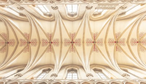 ceiling  wells cathedral  architecture