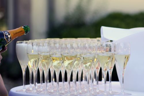 celebration champagne glasses