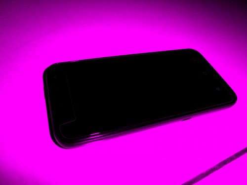 Cell Phone - Pink Background