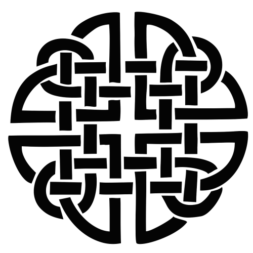 celtic knot silhouette
