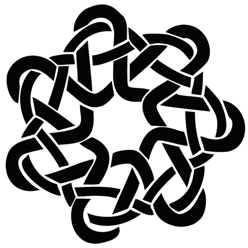 celtic knot silhouette