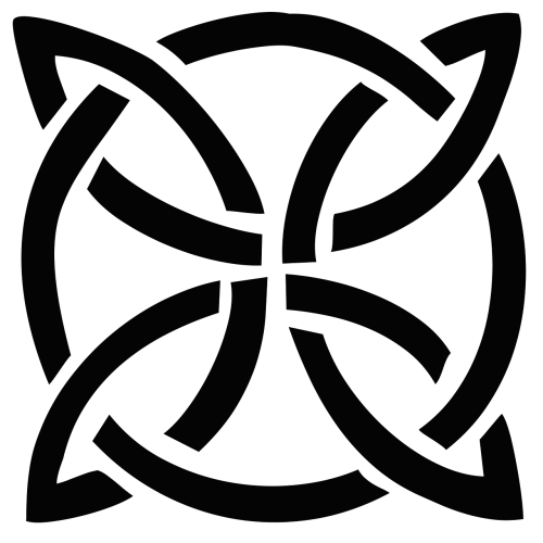 celtic knot silhouette