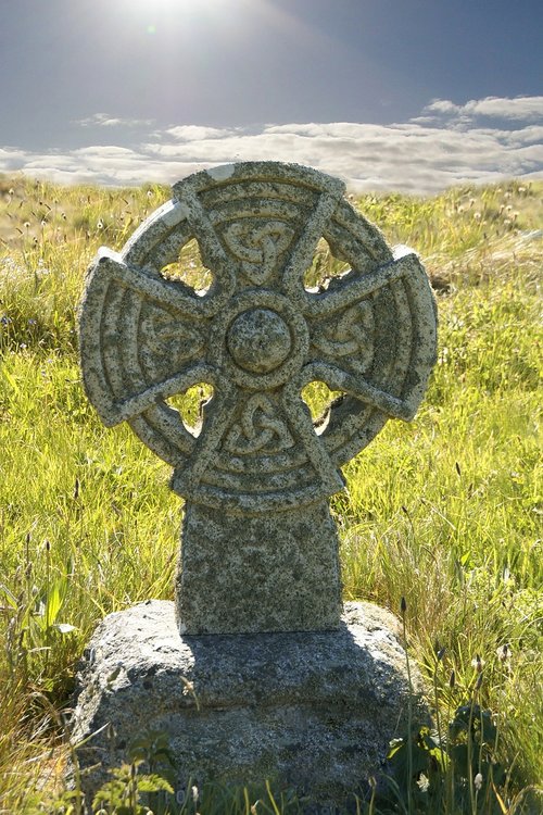 celtic cross  england  cornwall