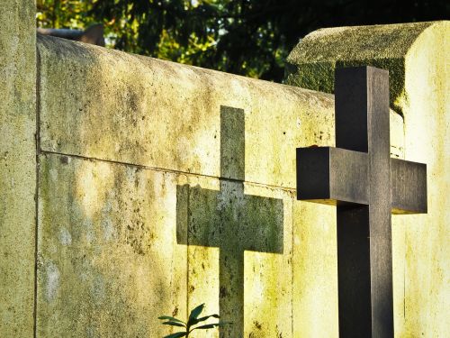 cemetery cross tombstone