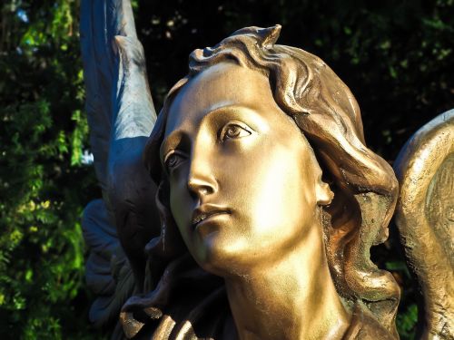 cemetery angel figure