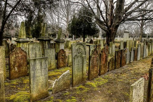 cemetery tombstones graves