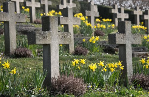 cemetery cross funeral