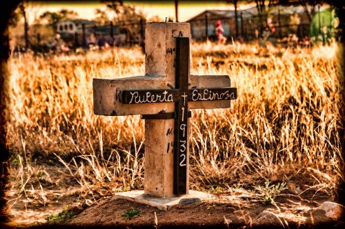 cemetery cross grave