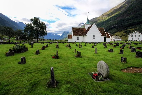 cemetery  church  religion