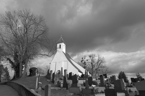 cemetery church graves