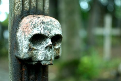cemetery necropolis skull
