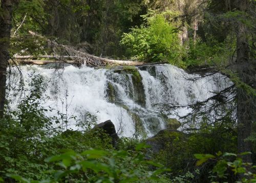 centennial falls rushing water