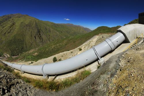 pipe hydroelectric power station huanza