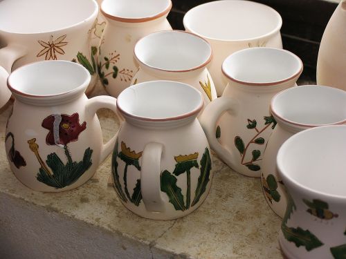 ceramic mug pitcher