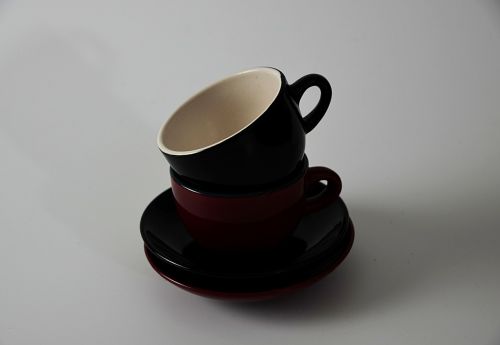 ceramic cup red
