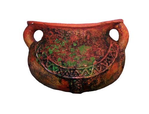 ceramic pot vase old