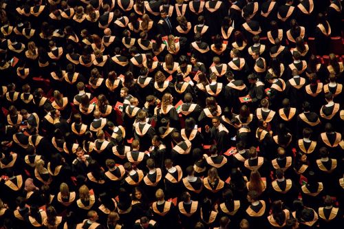 ceremony graduates graduation