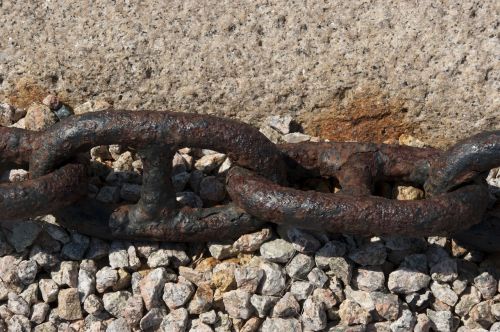 chain rusty anchor
