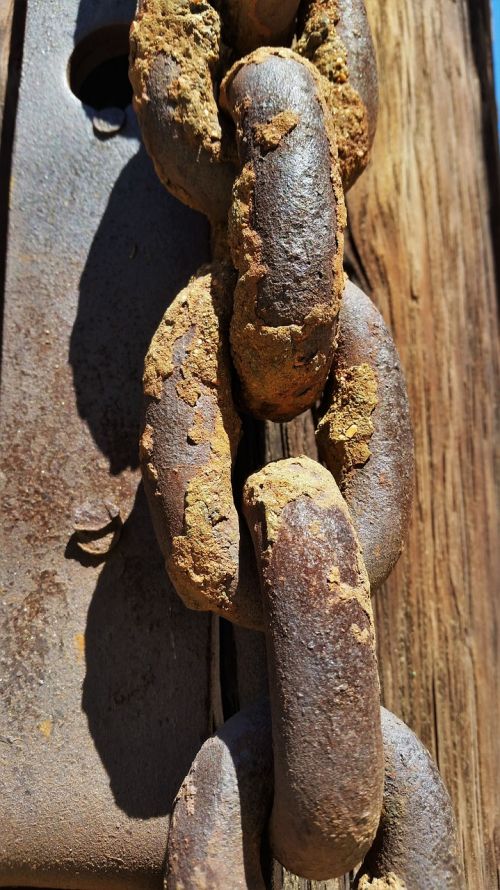 chain rusty old