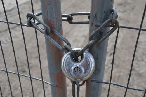 chain chain link fence fence