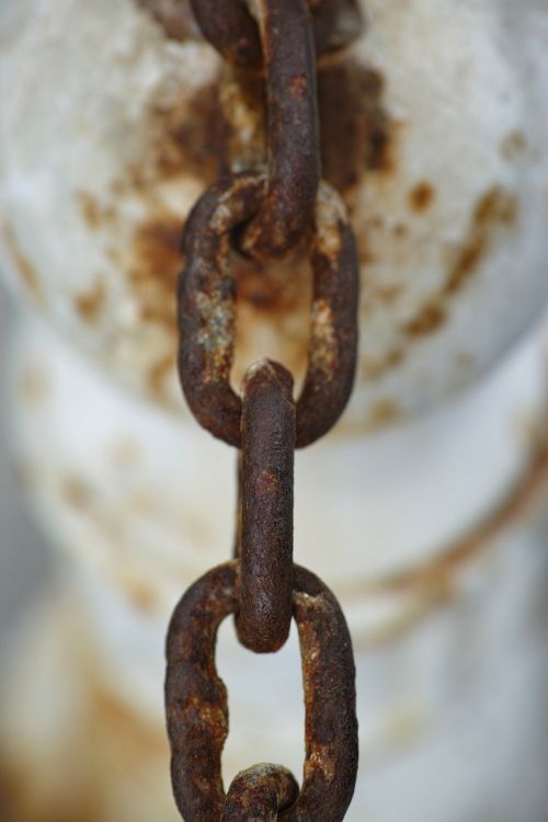 chain rusty detail