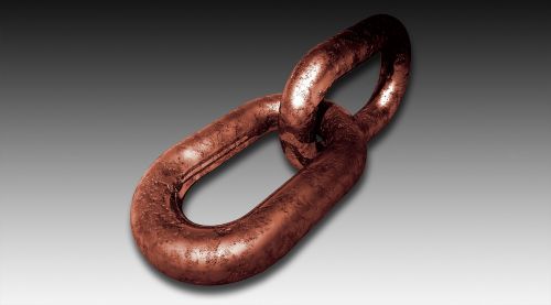 chain rusty chain link