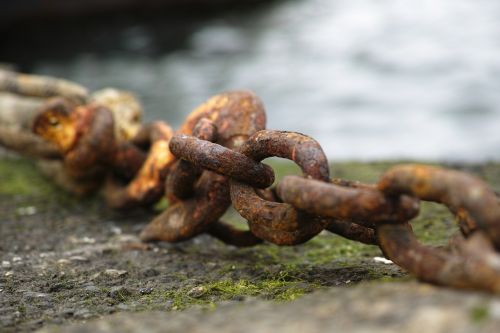 chain rusty old