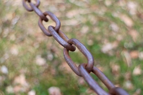 chain metal chain links of the chain