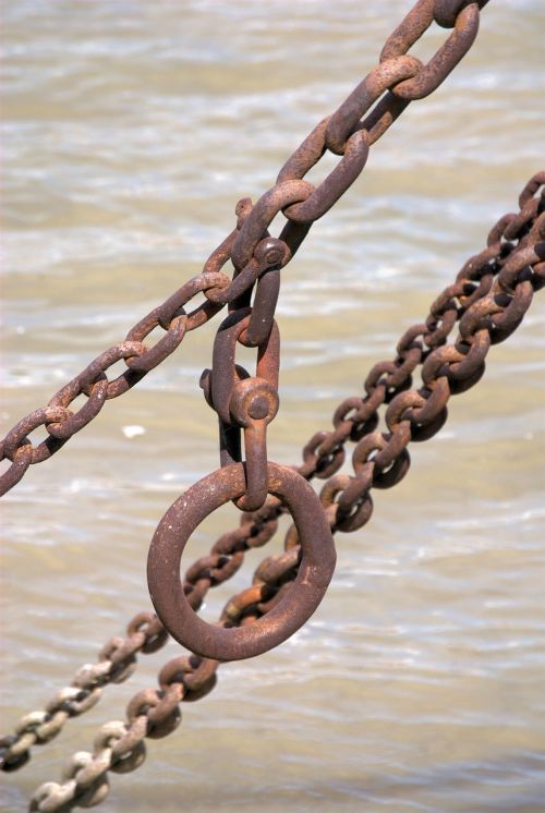 chain rust weathered
