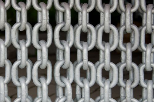 chains chain link steel