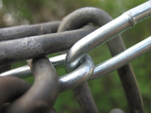 chains steel metal