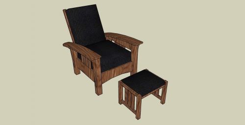 chair foot stool stool