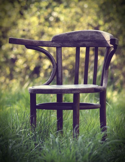 chair old chair garden