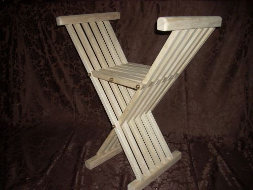 chair savonarola wood