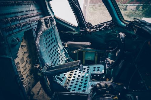 chair cockpit damaged