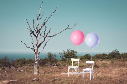 chair chairs balloon