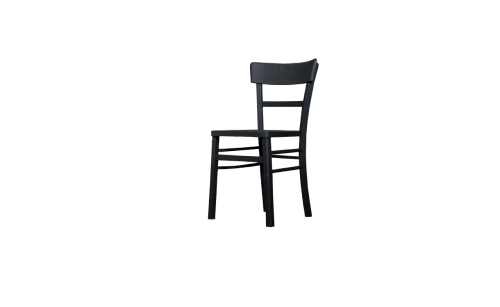 chair isolated black