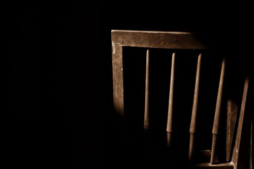 chair silhouette wood