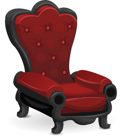 chair red comfortable