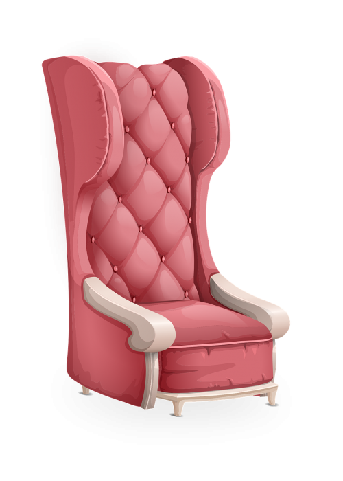 chair armchair pink