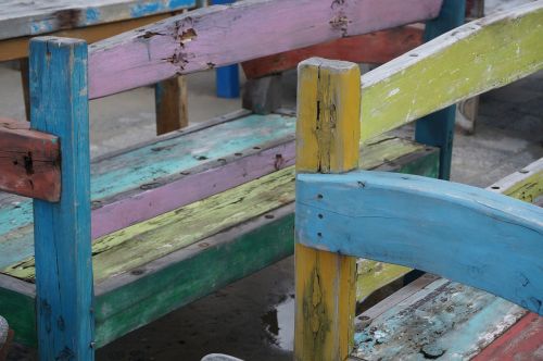 chair paint rustic
